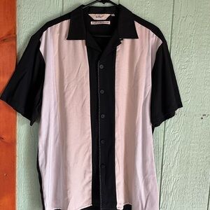 Vintage Da Vinci California Color Block Men’s Button Up
